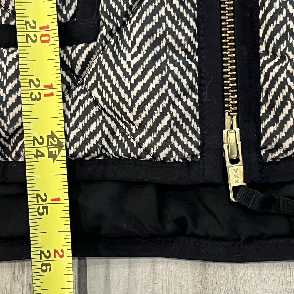 J.Crew Quilted Down Vest Womens  Herringbone Preppy Americana Layering Classic - Picture 4 of 6
